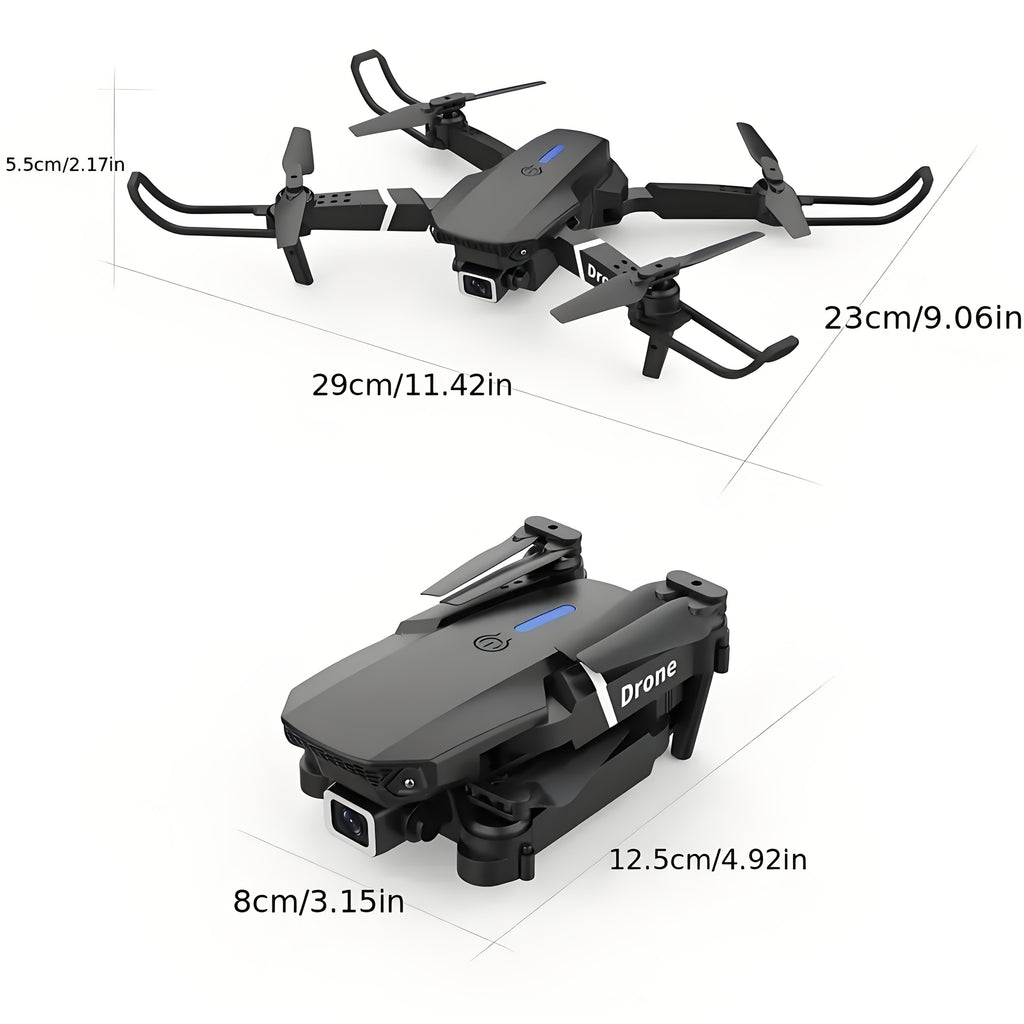 Dron RC Dual Cámara 4K GPS Plegable