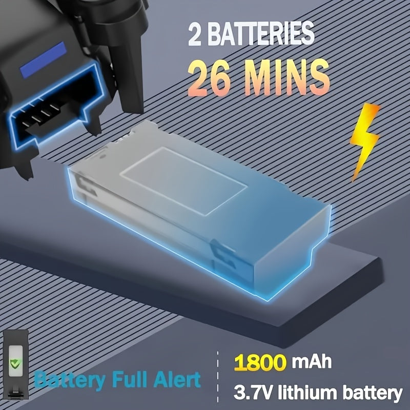 Dron RC Dual Cámara 4K GPS Plegable