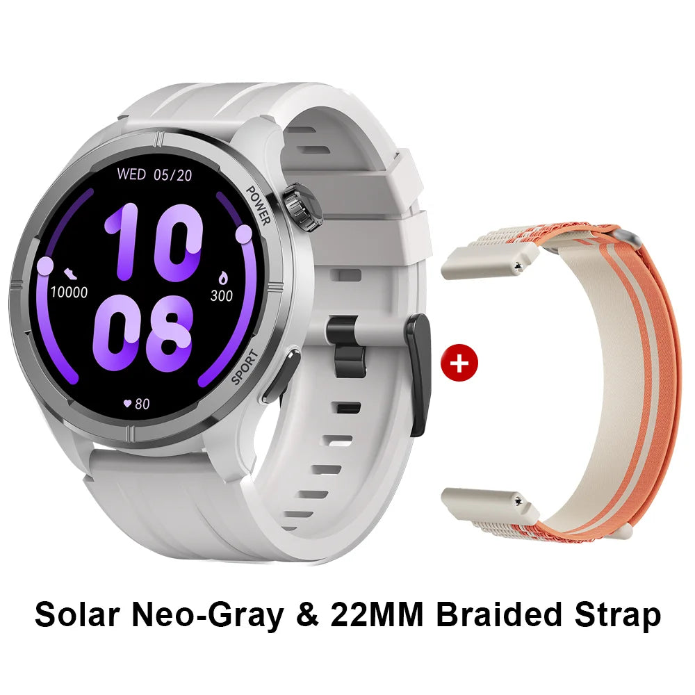 Solar Neo Smart Watch 1.53'' HD Display Bluetooth Call 24H women and men