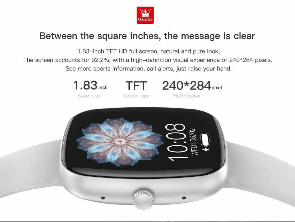 OLEVS 8207 Smartwatch Deportivo Bluetooth con Modos Deportivos