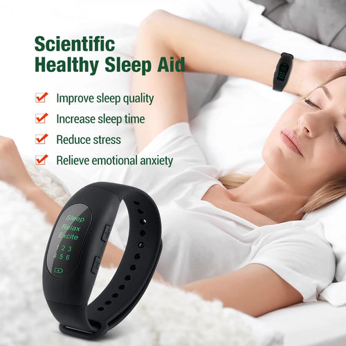 1️⃣ Micro-Current Intelligent Sleep Aid Wristband