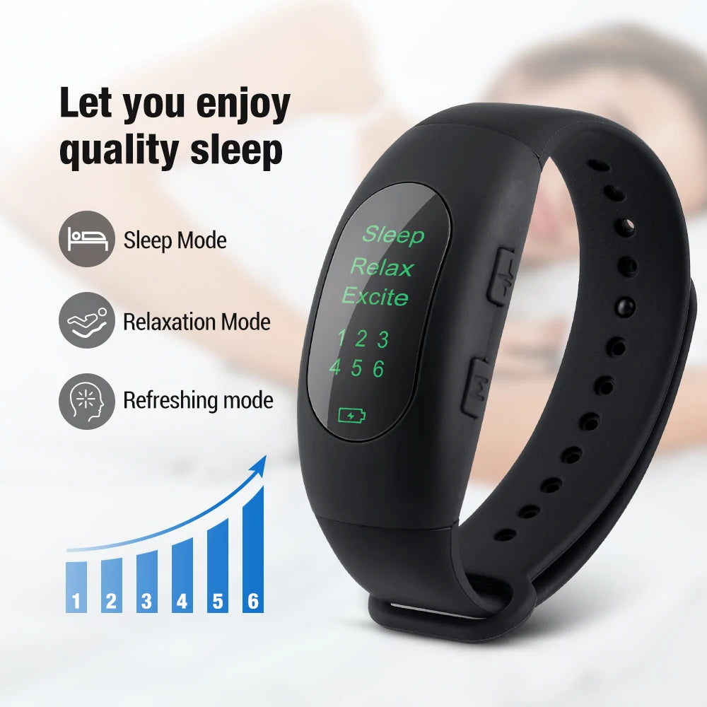 1️⃣ Micro-Current Intelligent Sleep Aid Wristband