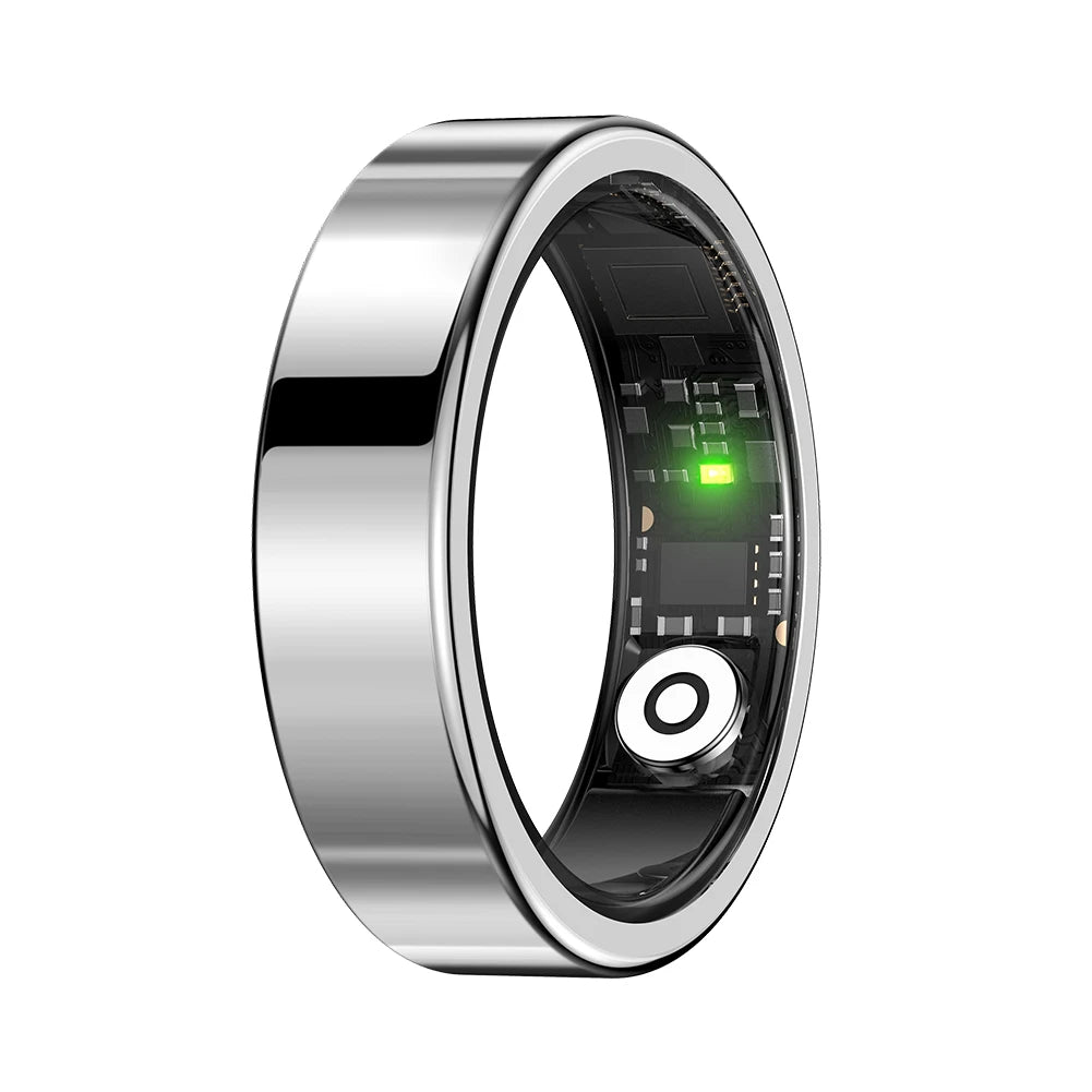 SR09 Smart Ring Health Tracker Sleep Monitoring Multi-function Blood Oxygen Measurement Blood Pressure Ring for Android & iOS