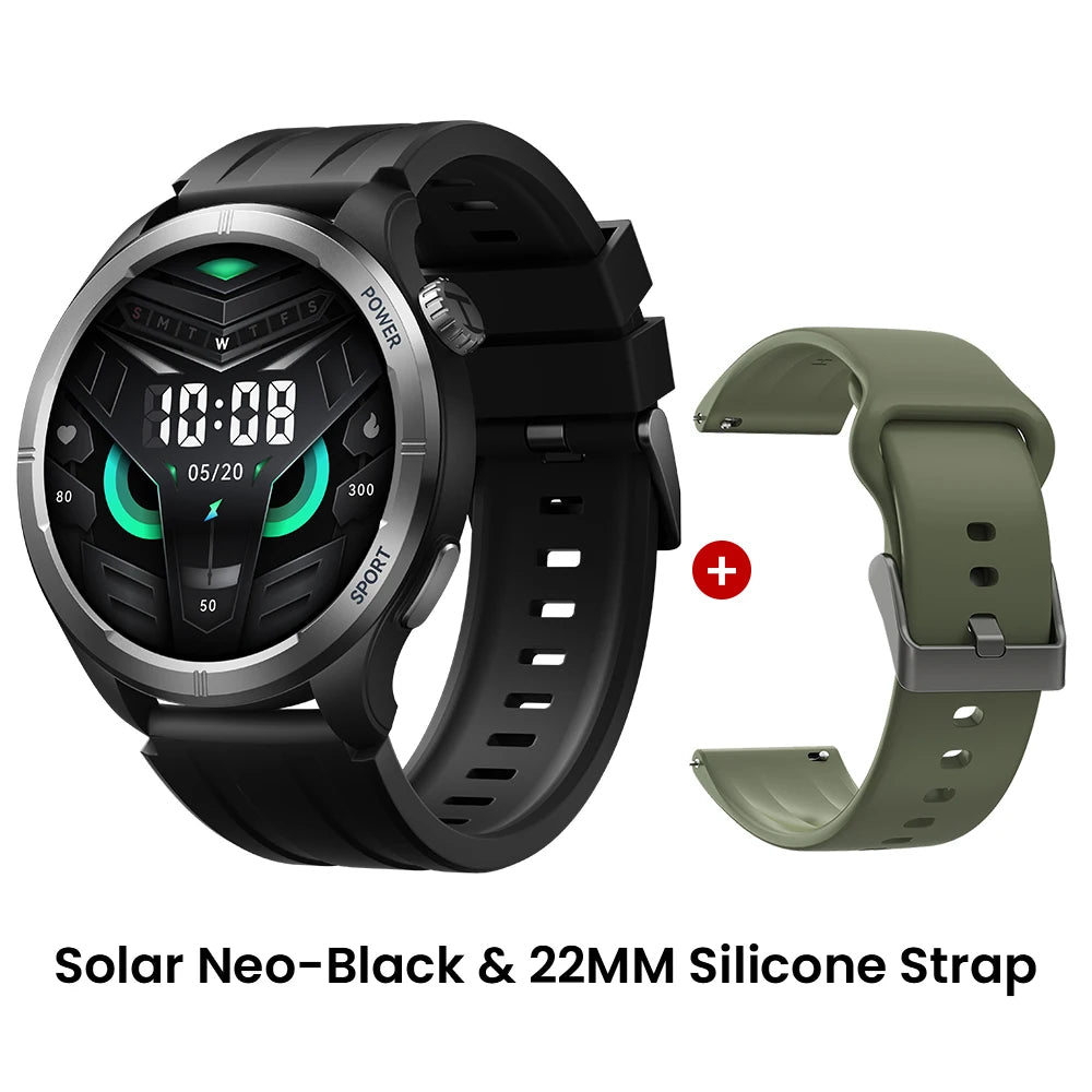 Solar Neo Smart Watch 1.53'' HD Display Bluetooth Call 24H women and men