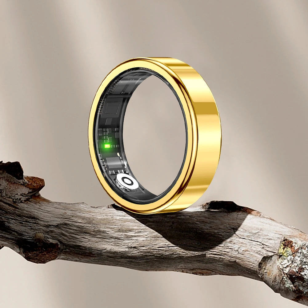 SR09 Smart Ring Health Tracker Sleep Monitoring Multi-function Blood Oxygen Measurement Blood Pressure Ring for Android & iOS