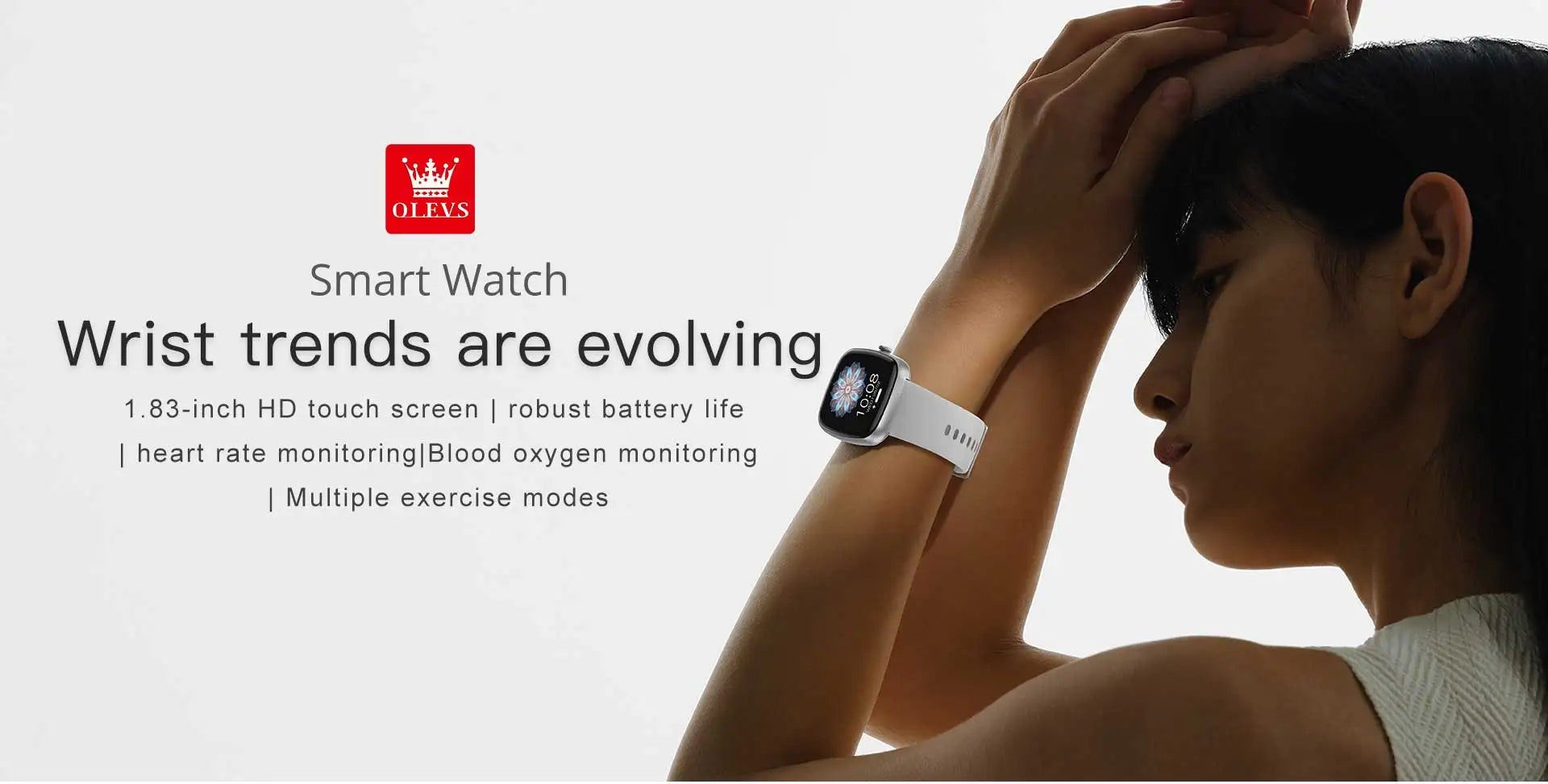 OLEVS 8207 Smartwatch Deportivo Bluetooth con Modos Deportivos