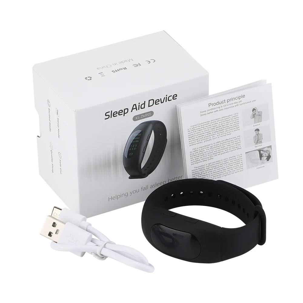 1️⃣ Micro-Current Intelligent Sleep Aid Wristband