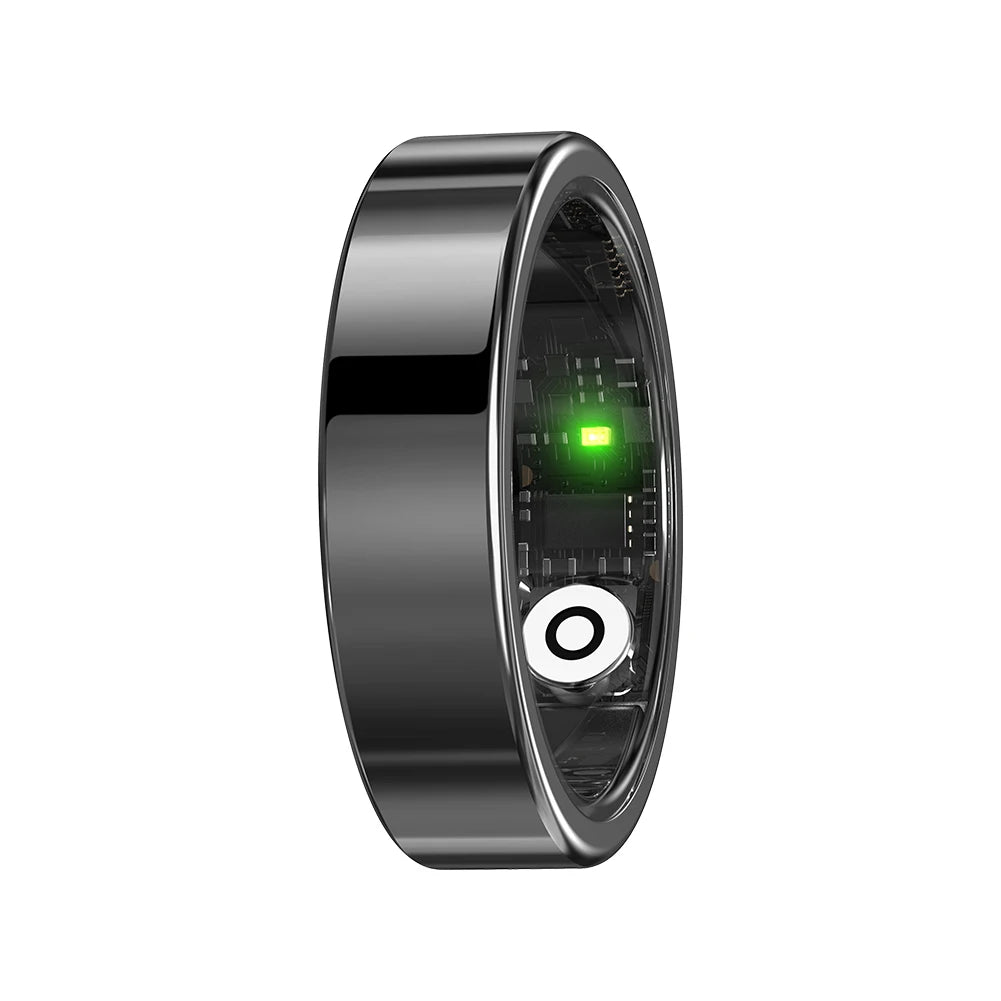SR09 Smart Ring Health Tracker Sleep Monitoring Multi-function Blood Oxygen Measurement Blood Pressure Ring for Android & iOS