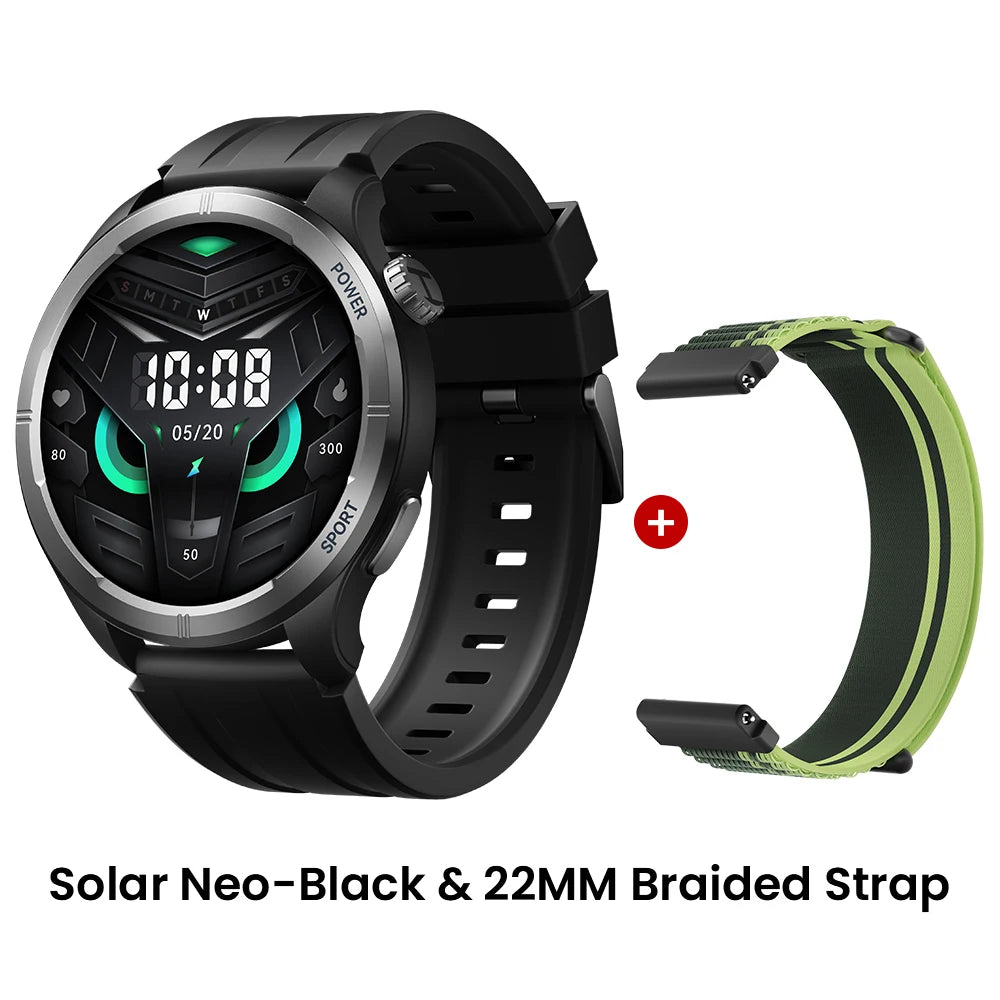 Solar Neo Smart Watch 1.53'' HD Display Bluetooth Call 24H women and men