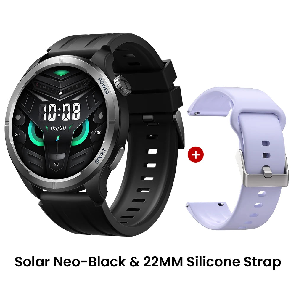 Solar Neo Smart Watch 1.53'' HD Display Bluetooth Call 24H women and men
