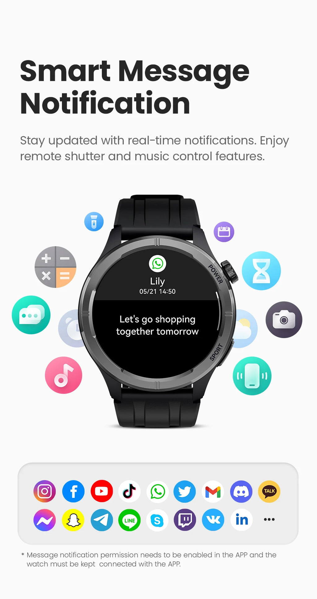 Solar Neo Smart Watch 1.53'' HD Display Bluetooth Call 24H women and men